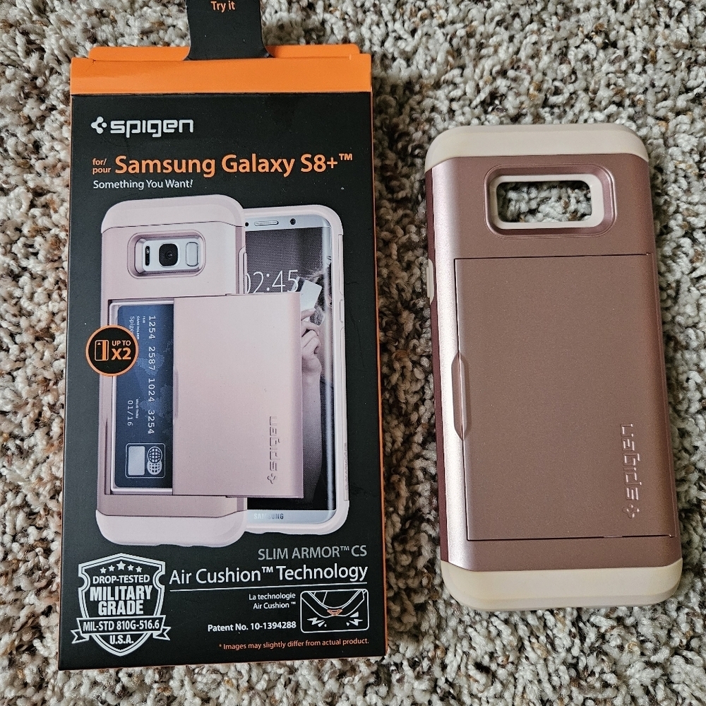 Spigen Rose Gold Samsung Galaxy S8+ Case NWT